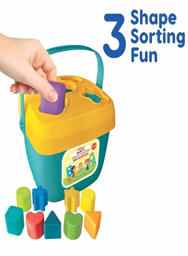 toymate Smart Play 4-in-1 Gift Set - Educational Toddler Toys for 12-36 Months, Shape Sorter, Stacking Rings, Nesting Cups & Pretend Ice Cream Play, Learning Playset for Boys & Girls - Image 5